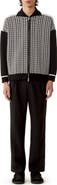 Lanvin Zip Jacket In Silk And Cotton Jacquard