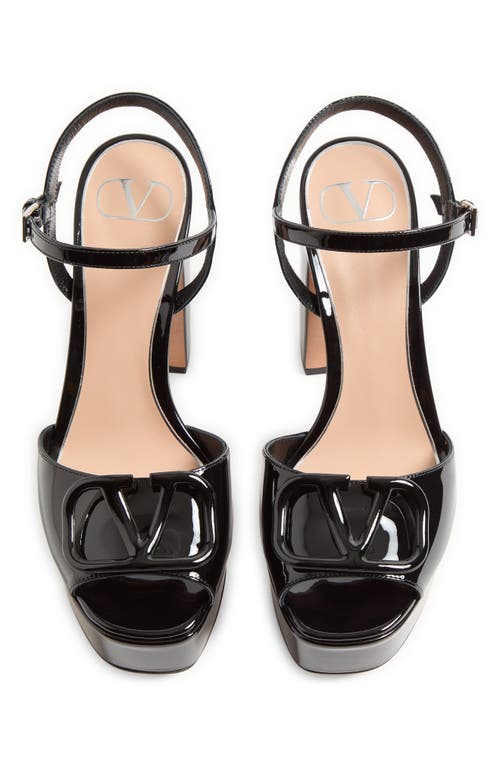 Valentino Vlogo 115 Patent Platform Sandal