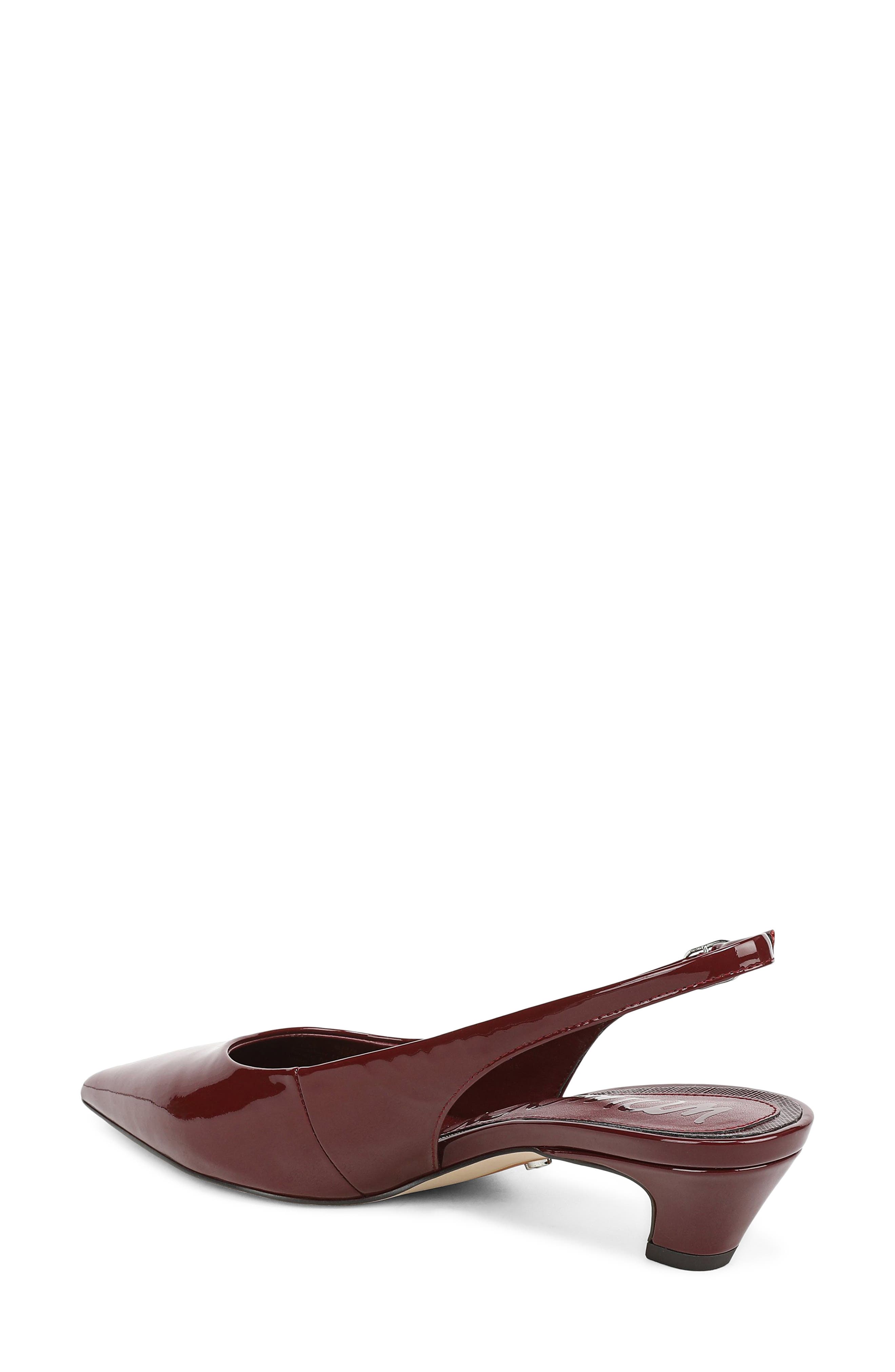 Finch Slingback Pointed Toe Pump, Alternate, color, FRENCH MERLOT