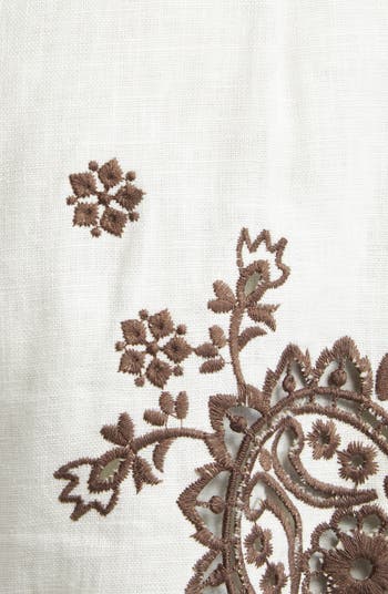 Zimmermann Ascension Embroidered Linen Shorts | Nordstrom