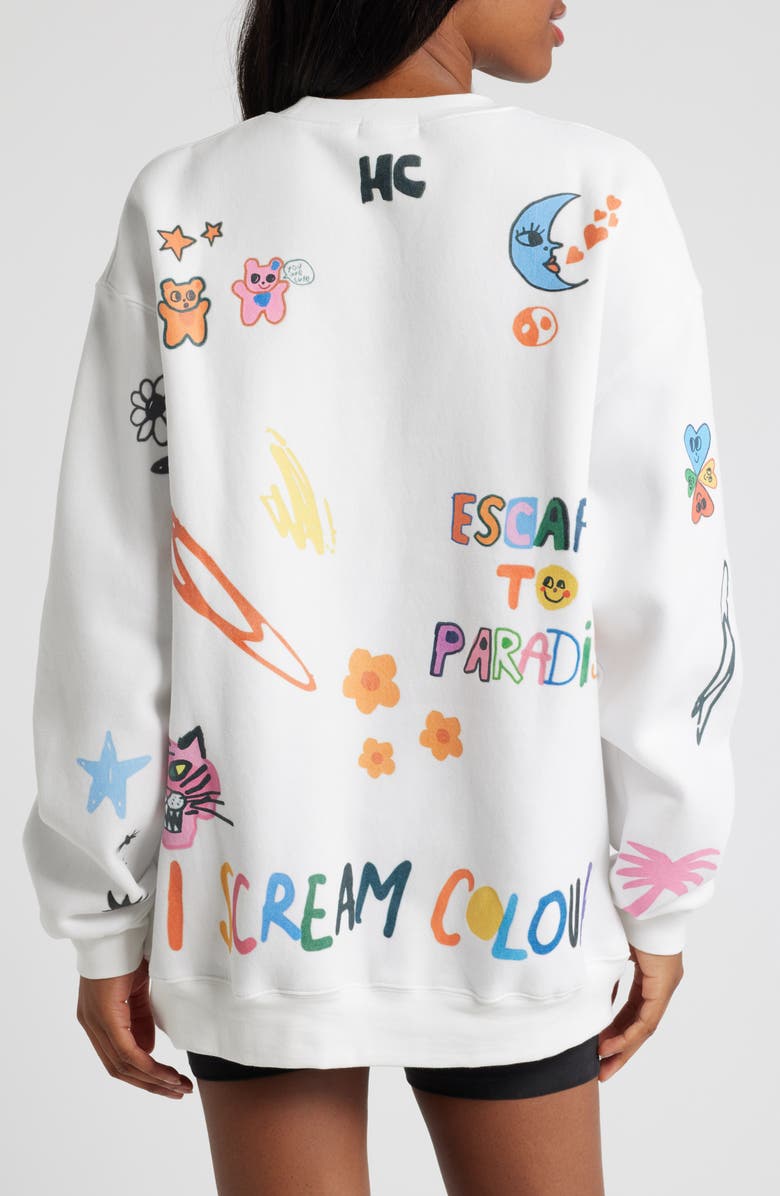 THE MAYFAIR GROUP Somebody Loves You Sweatshirt, Alternate, color, 