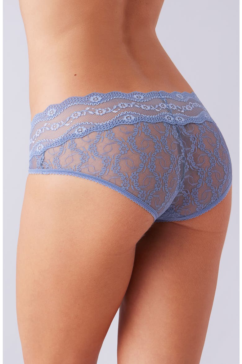 'Lace Kiss' Hipster Briefs, Alternate, color, COUNTRY BLUE