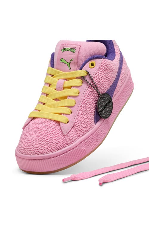 Puma X Tmnt Suede Xl 2 Big Kids' Sneakers In Mauved Out-team Violet