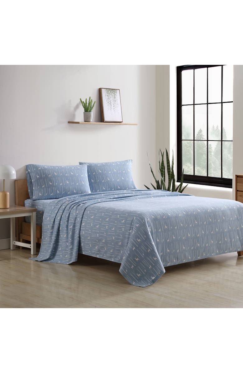 Eddie Bauer Birch Forest Sheet Set, Alternate, color, Lt-Pastel Blue