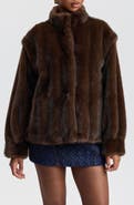Avec Les Filles Faux Fur Jacket
