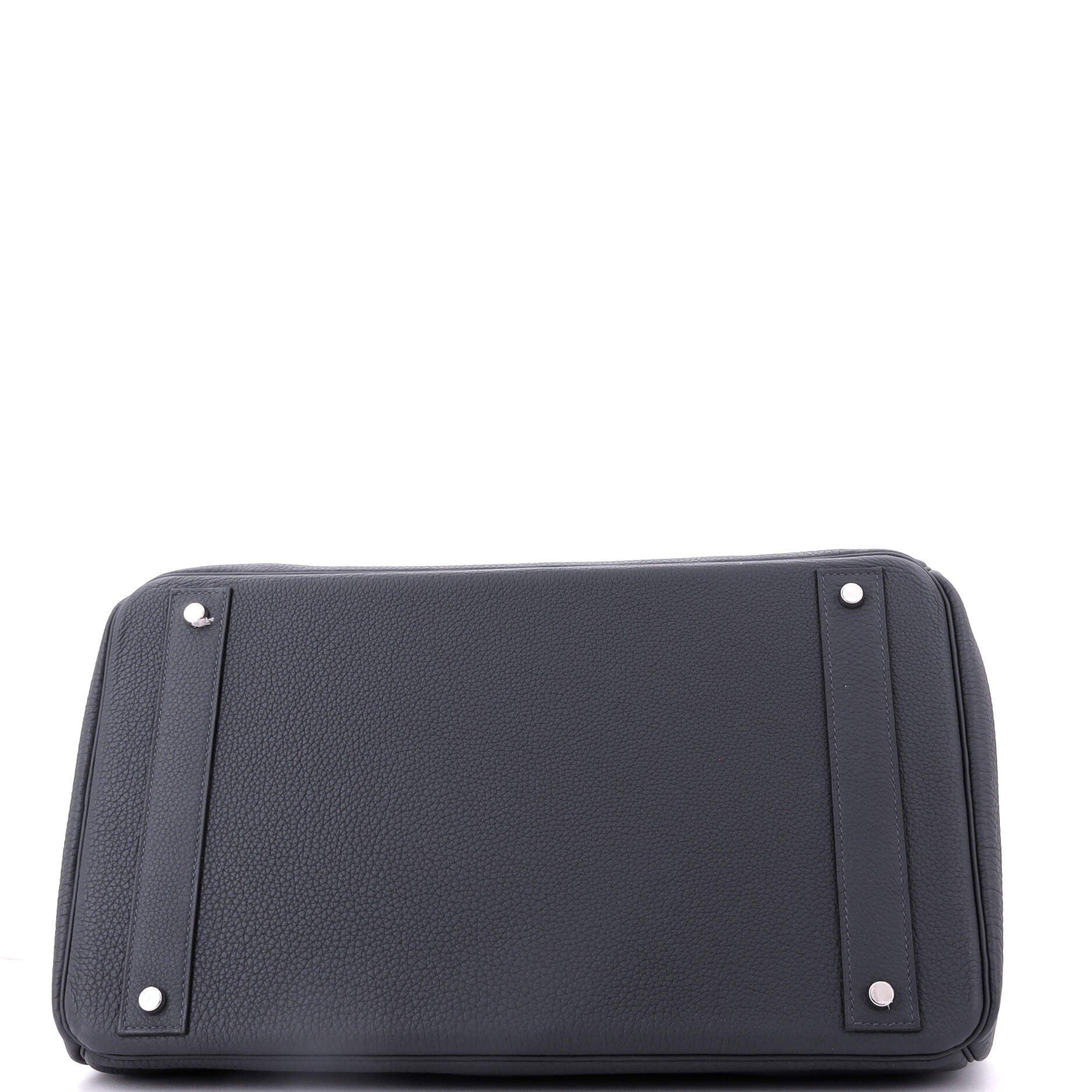 Pre-Owned Hermes HAC Birkin Bag Grey Togo with Palladium Hardware 40, Alternate, color, Gris Misty