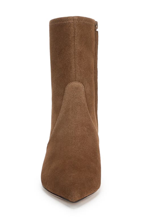 Veronica Beard Lisa 45 Stretch Kitten Heel Bootie In Brown