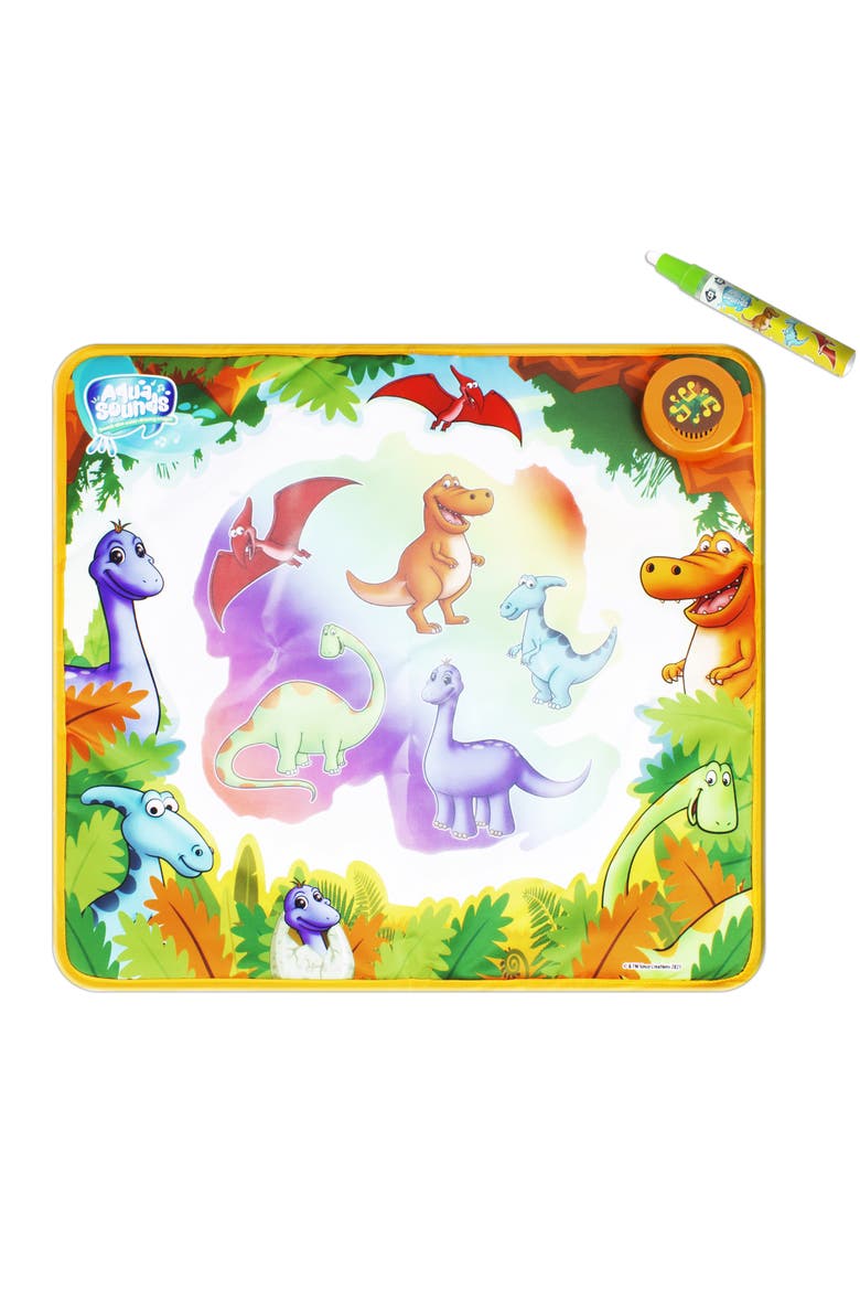 Aqua Sounds Magic Mat Dinosaur Adventure Water Drawing, Ages 2+, Alternate, color, Multicolored