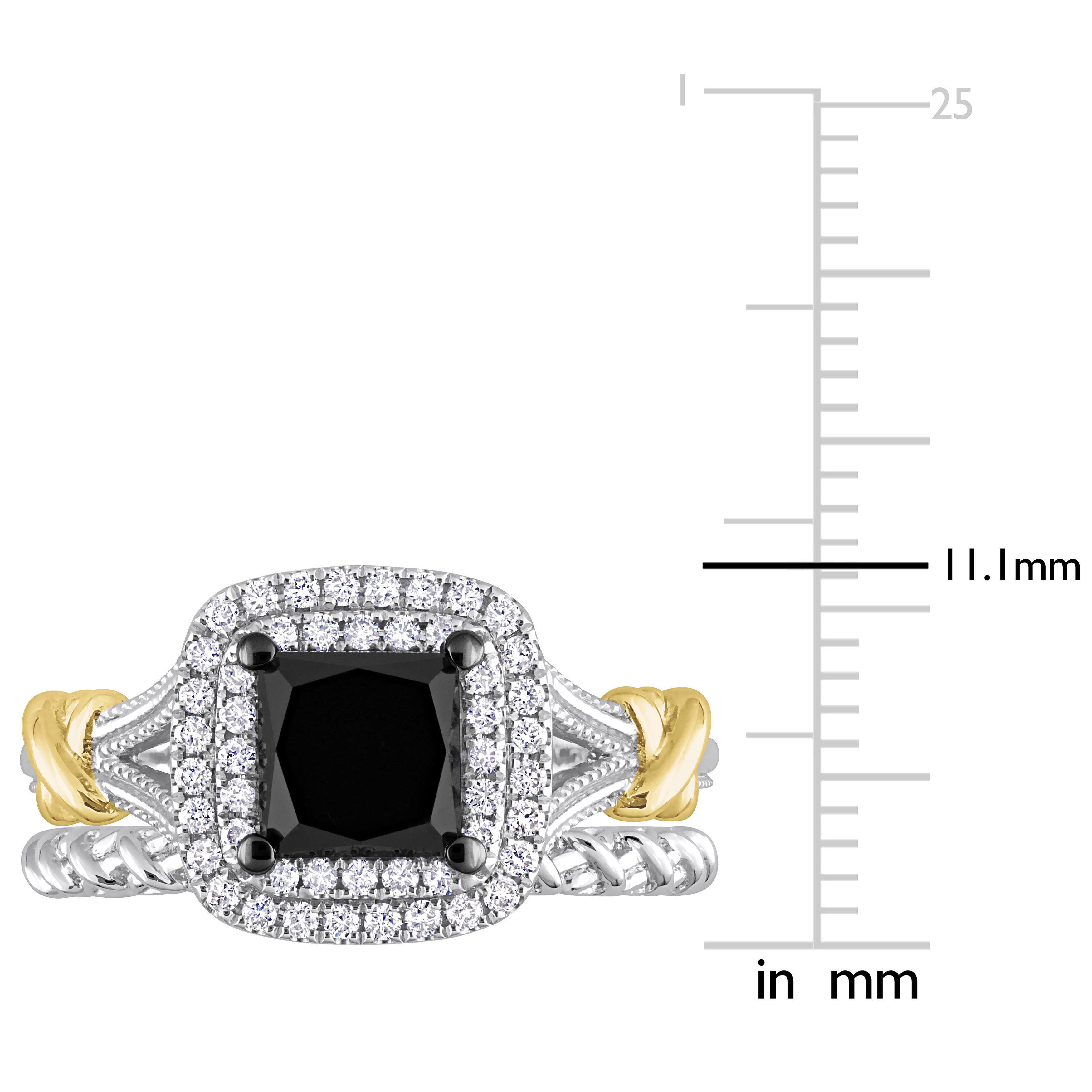 Julianna B. Diamond Princess Halo Bridal Ring Set 14k (Women) | Nordstrom