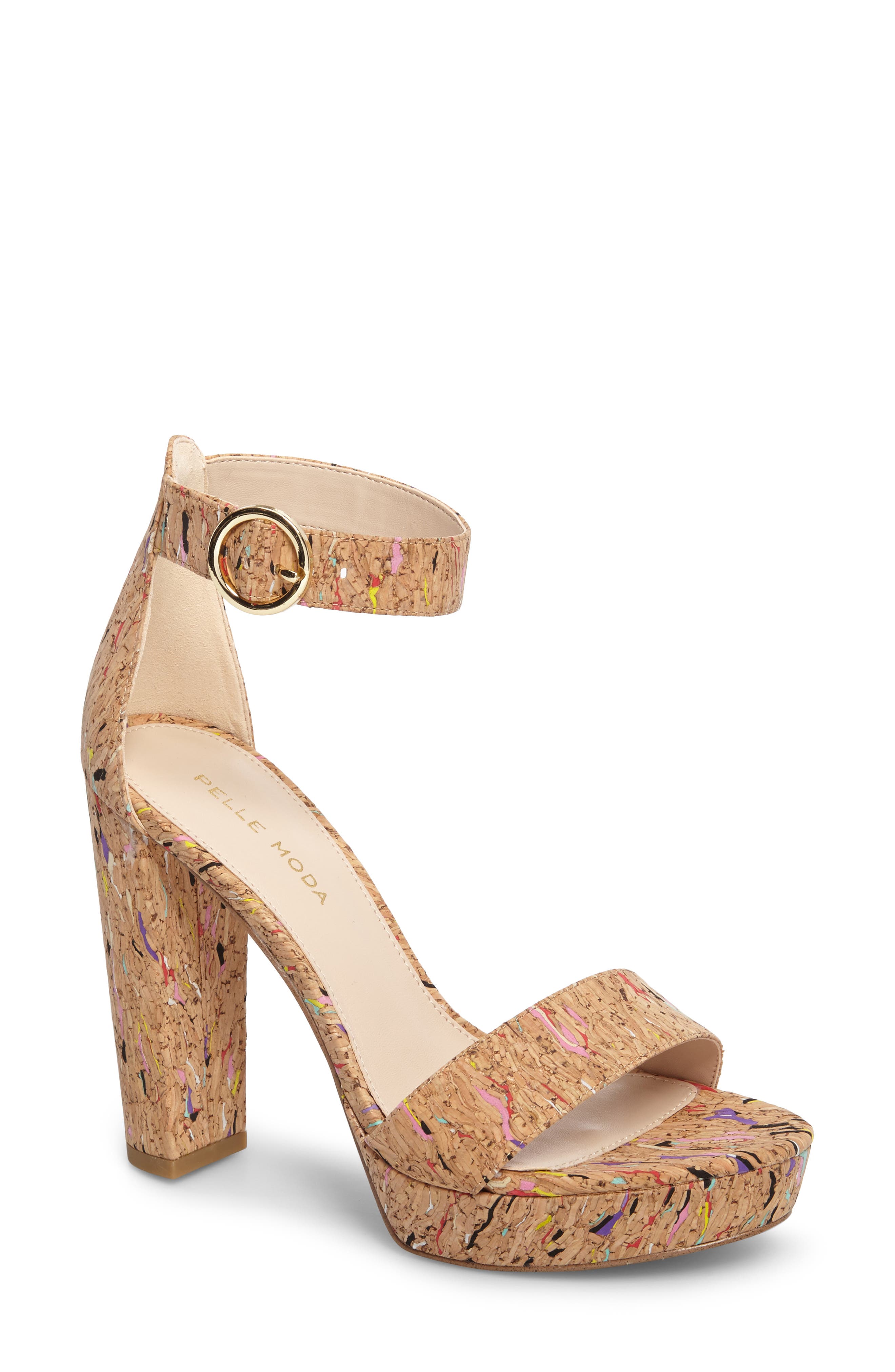 Palo 2 Platform Sandal, Main, color, MULTI  CORK