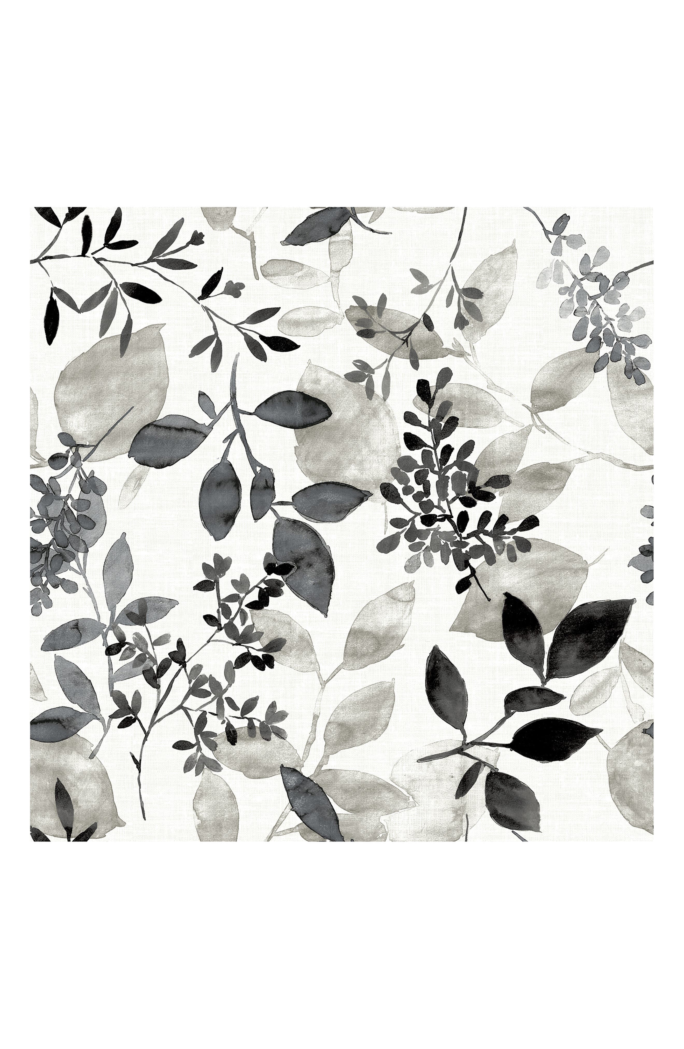 Wallpops Breezy Floral Chevron Wallpaper