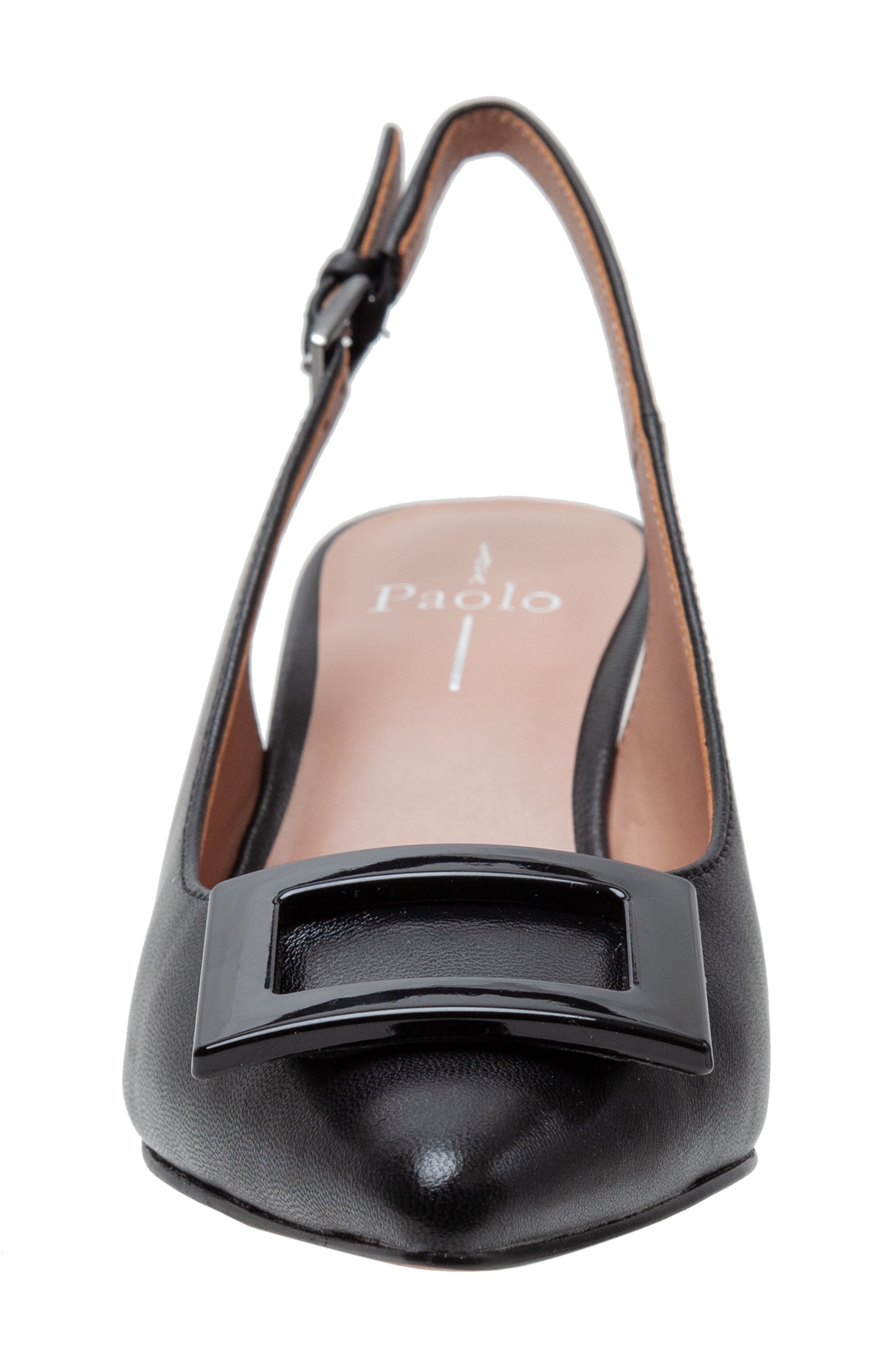 Linea Paolo Vista Slingback Pointed Toe Wedge Pump, Alternate, color, 