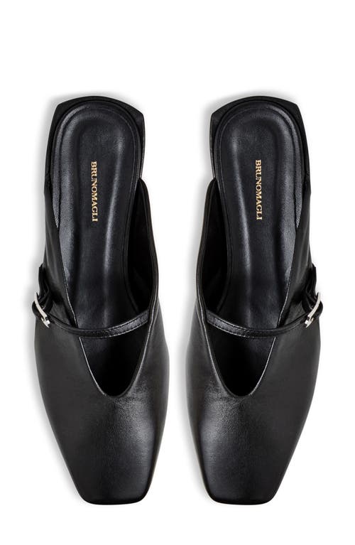 Bruno Magli Pilar Mary Jane Mule In Black