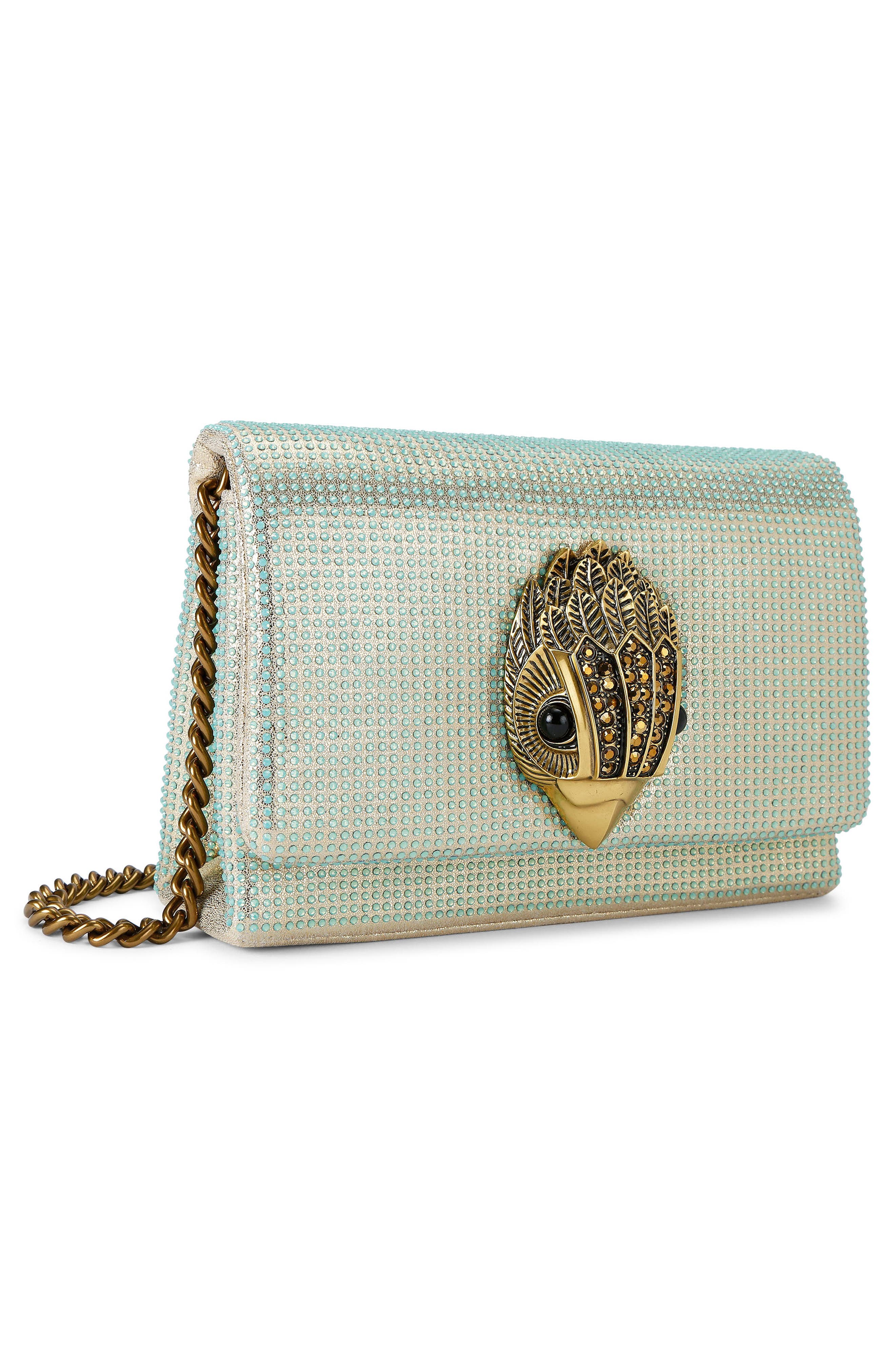 Kurt Geiger London Mini Kensington Flap Crossbody Bag, Alternate, color, 