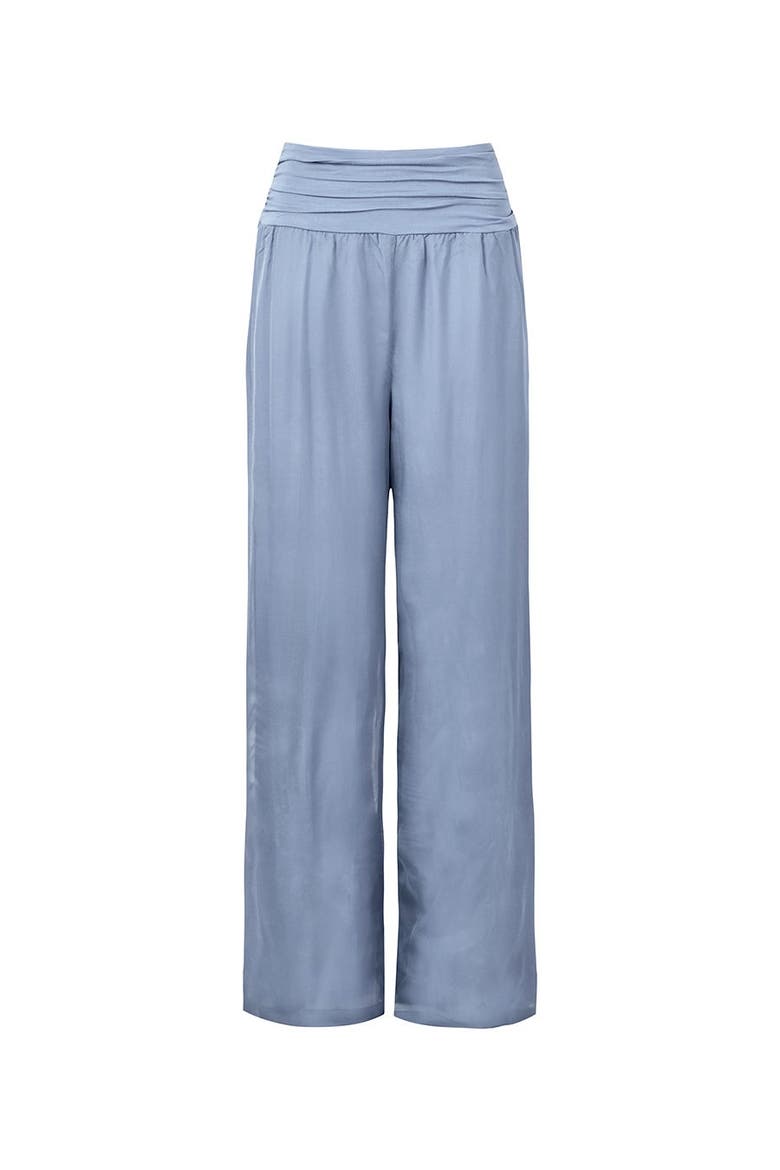 Double Layer Wide Leg Pants, Alternate, color, SLATE GREY