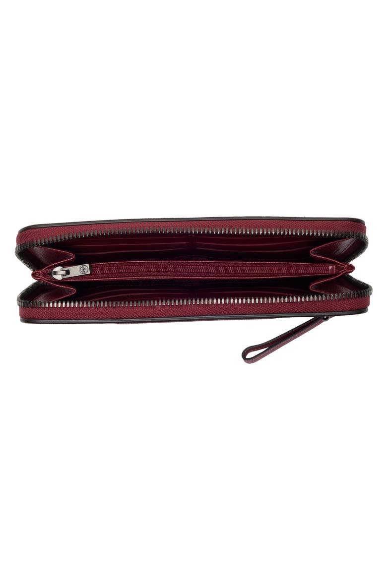 Le Pliage Zip Wallet, Alternate, color, BURGUNDY