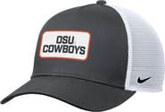 Nike Men's Nike Anthracite Oklahoma State Cowboys 2025 On-Field Rise Trucker Performance Adjustable Hat