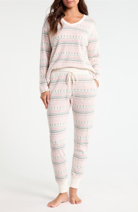 Fairisle Waffle Pajamas