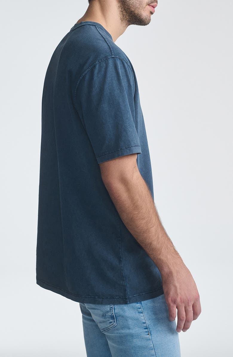 Mavi Jeans Relaxed Cotton Pocket T-Shirt, Alternate, color, India Ink