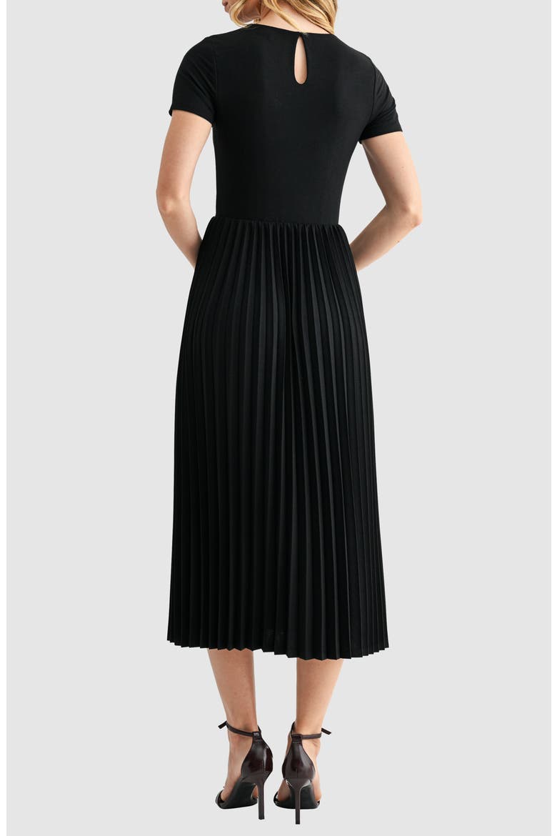 pleated midi dress with sleeves Allegra K Women's Dresses Business Belted Long Sleeve Work X-Small Green at Amazon Women's Clothing store this refined silhouette moves with effortless grace from day to night Nova Pleated Midi Dress
