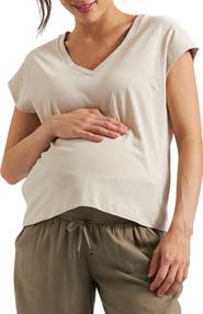 Ripe Maternity Marly Zip Nursing Tee