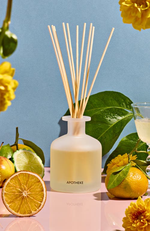Apotheke Bergamot Tangerine Reed Diffuser In Translucent