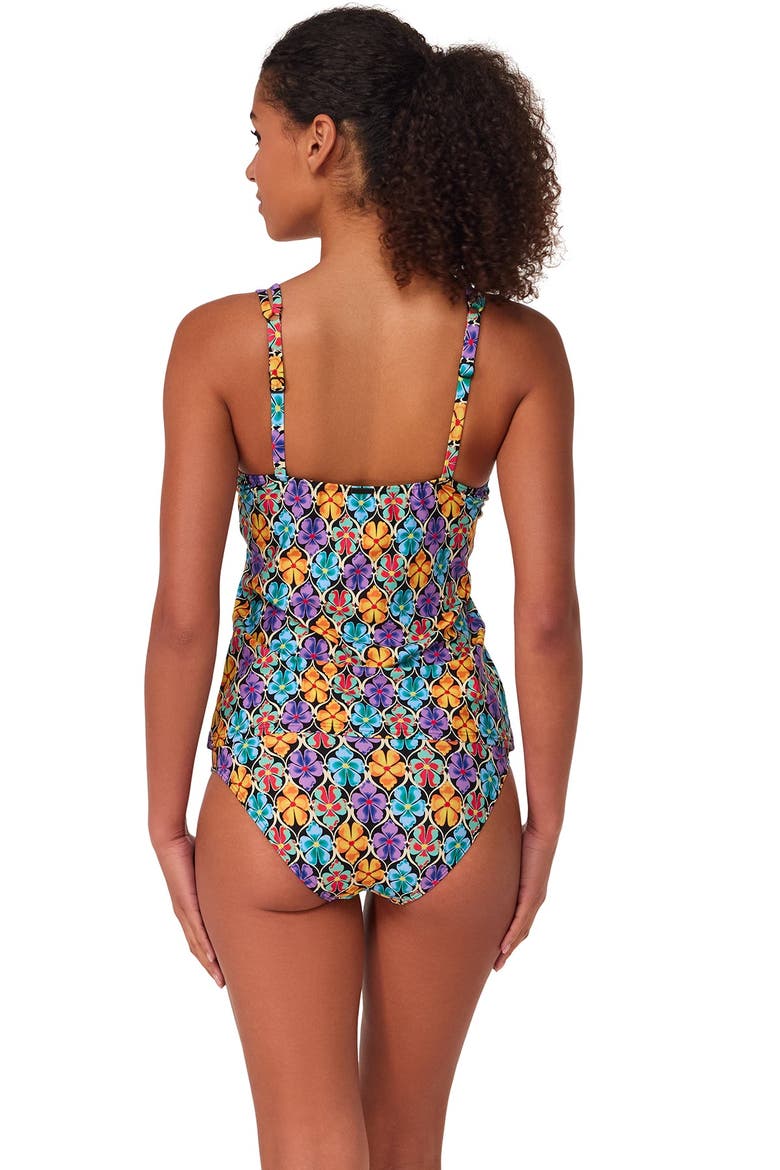 Taylor Tankini Swimsuit Top - D Cup, Alternate, color, Trellis Blooms