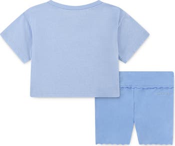 Swoosh Motion Shirt & Bike Shorts Set