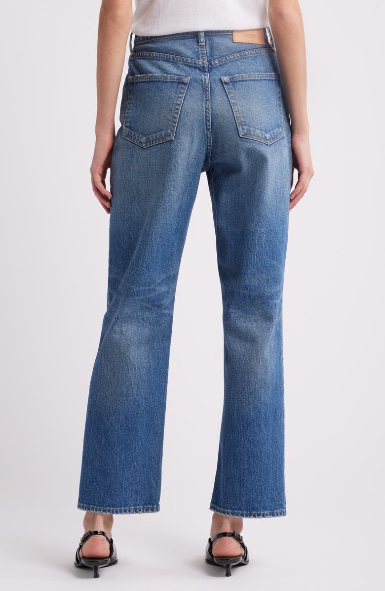MOUSSY VINTAGE Lyndhurst High Waist Ankle Straight Leg Jeans, Alternate, color, Blue