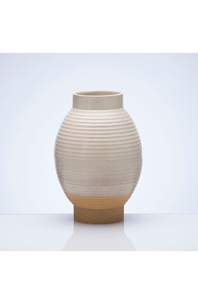 DinaDecor Greece Short Vase, Main, color, Neutral