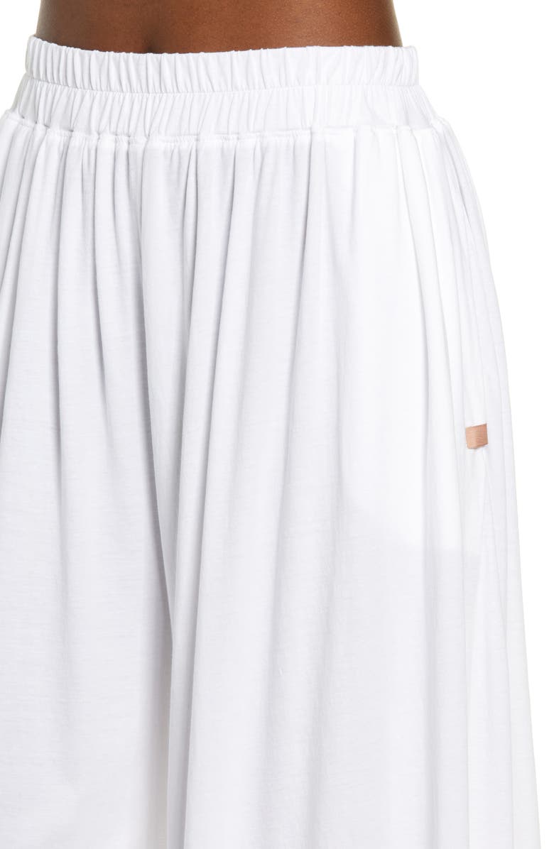 Lunya Organic Pima Wide Leg Lounge Pants, Alternate, color, Sincere White