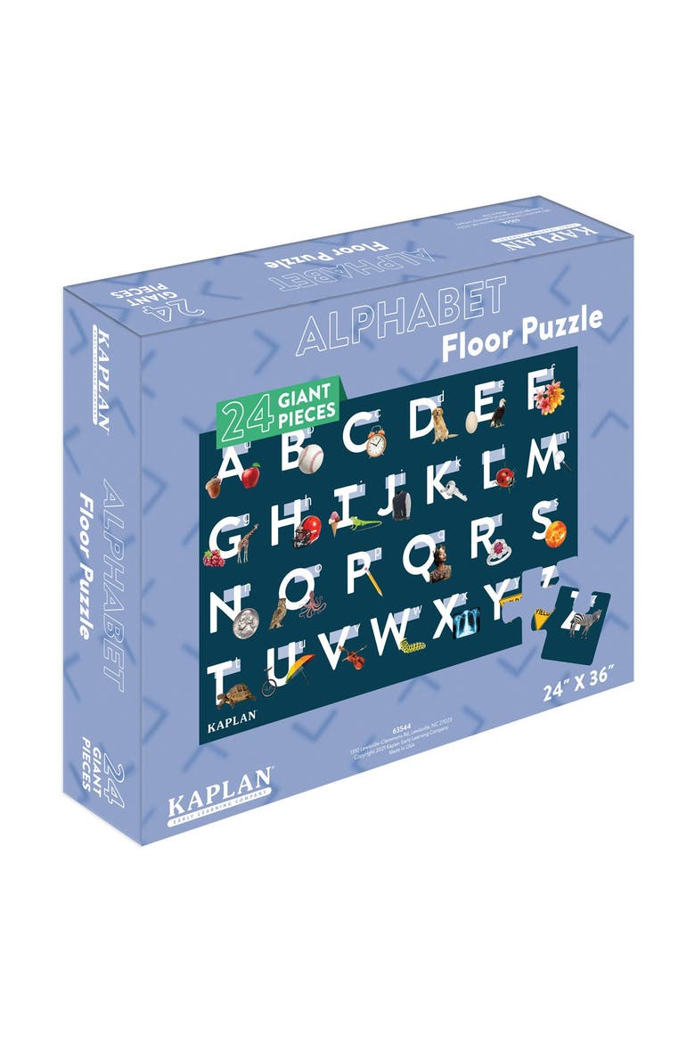 Alphabet Floor Puzzle - 24 Pieces, Alternate, color, Multicolored