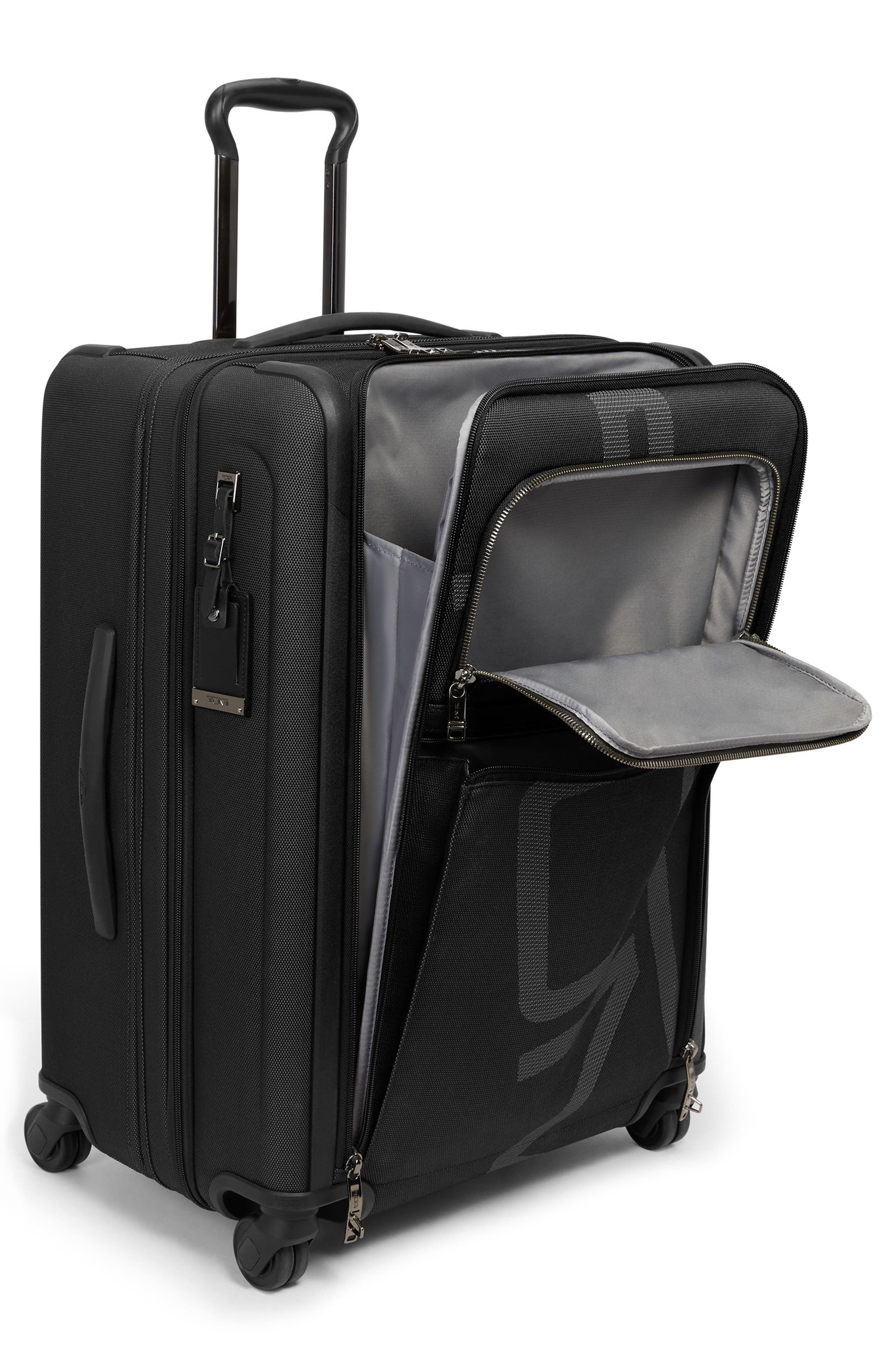 TUMI Alpha 22-Inch International Dual Access 4-Wheel Carry-On, Alternate, color, Reflective Tumi Jacquard