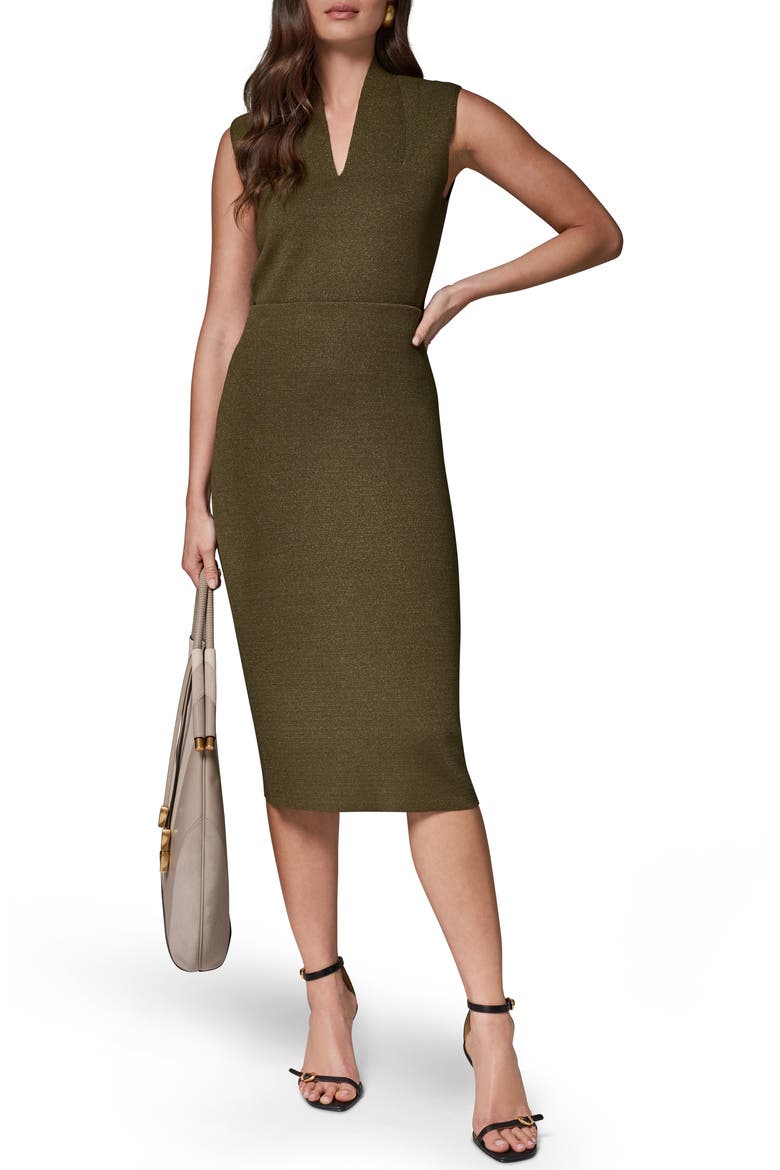 Straight Sweater Skirt, Alternate, color, OLIVE BRIN