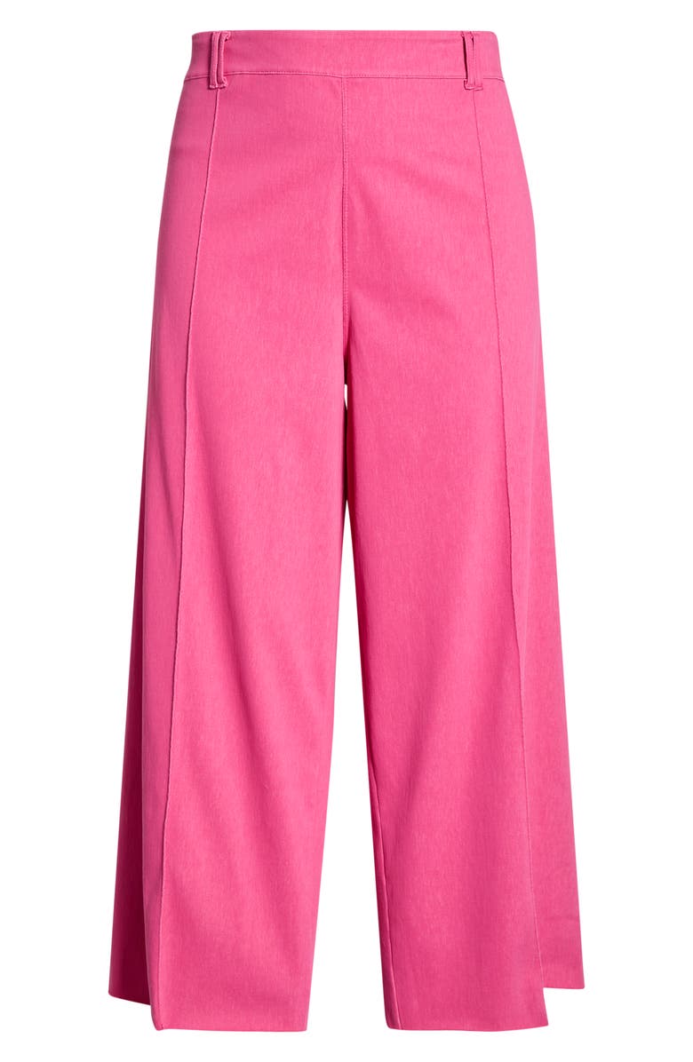 Lysse Erin Pintuck Pleat Wide Leg Jeans, Main, color, Hot Pink