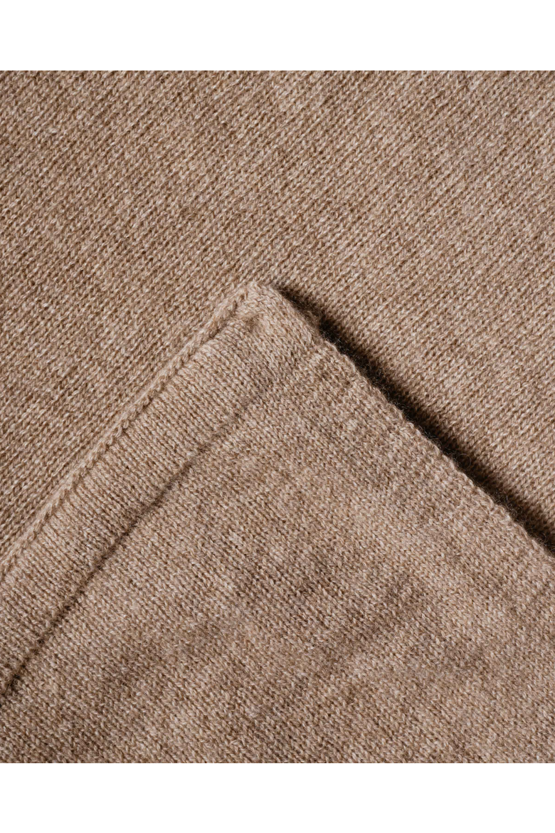 Pure Cashmere Capelet Poncho, Alternate, color, Taupe