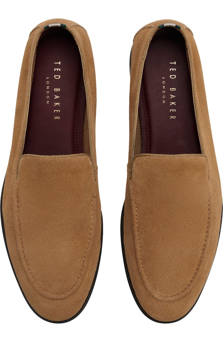 Ted Baker Croxley Loafer, Alternate, color, Whiskey Suede