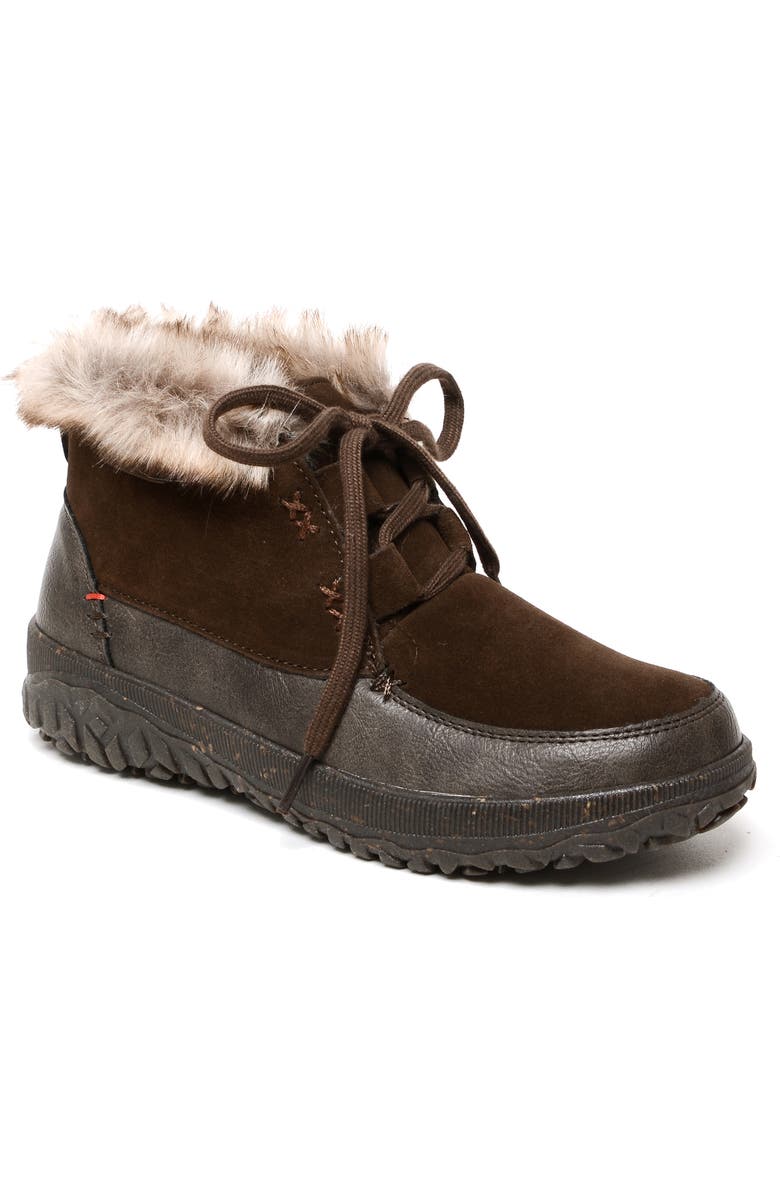 Minnetonka Tinley Boot, Main, color, Chocolate