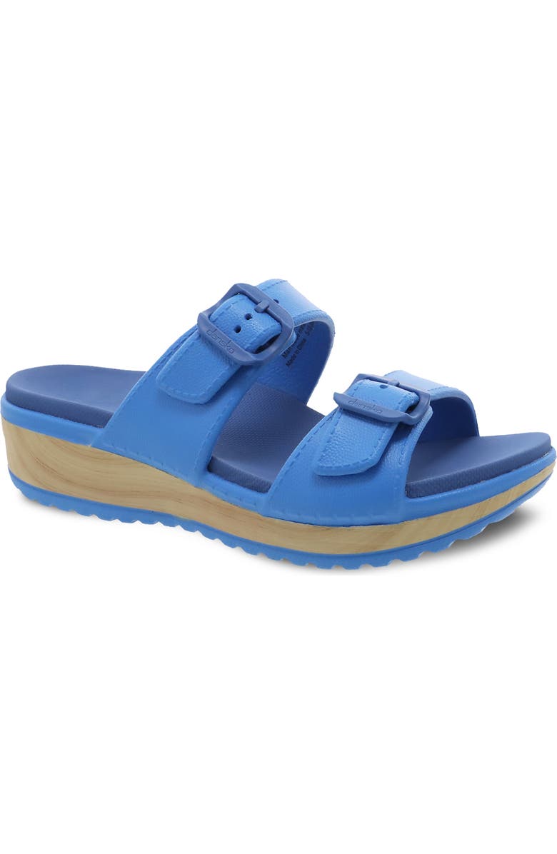 Dansko Kandi Slide Sandal, Main, color, Blue