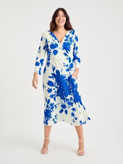 Katie Wrap Midi Dress