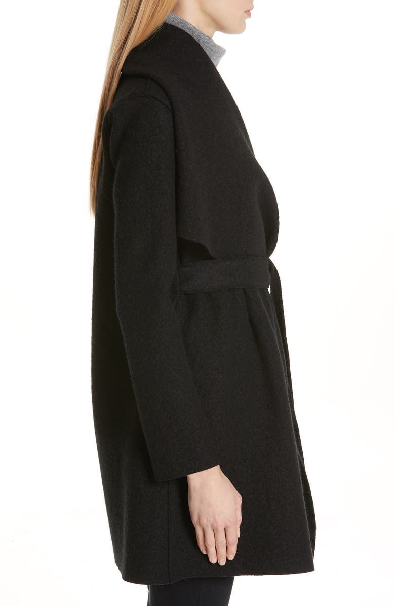 Harris Wharf London Belted Wool Coat, Alternate, color, 