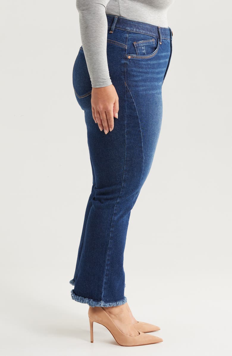 Wit & Wisdom Bennett 'Ab'Solution Skyrise Frayed Ankle Barely Bootcut Jeans, Alternate, color,