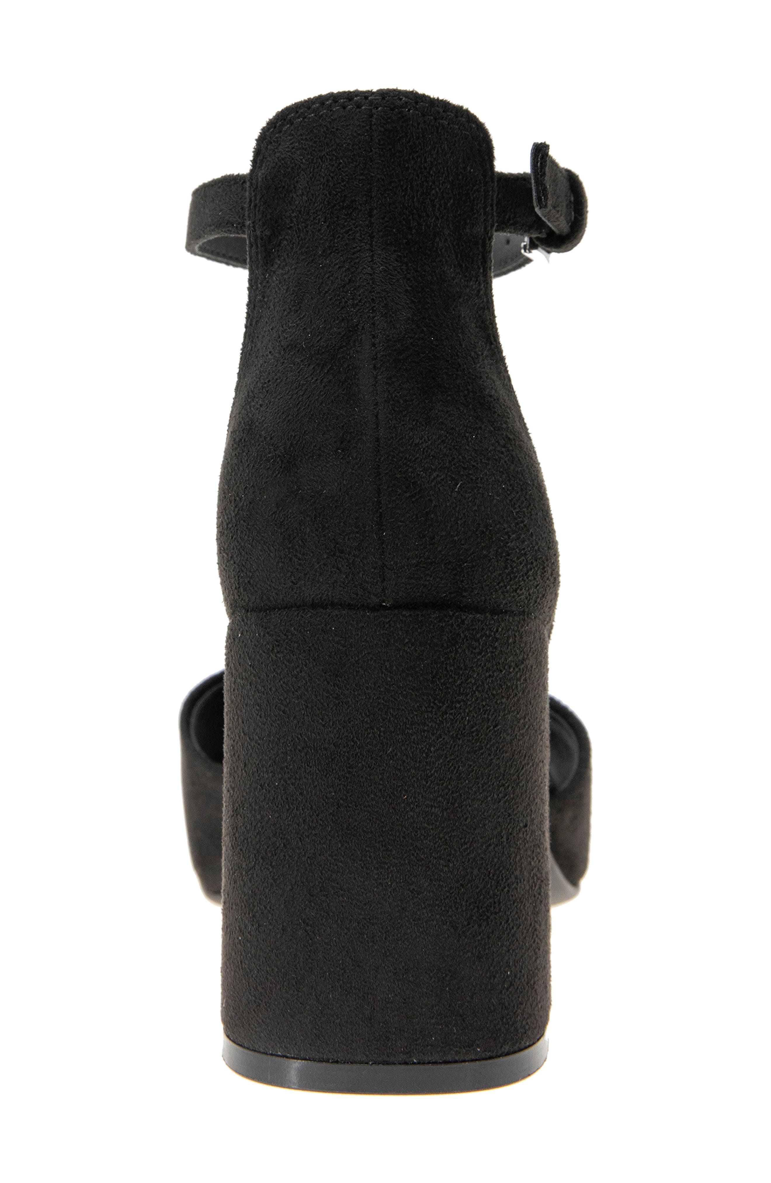 Reaction Kenneth Cole Lottie Ankle Strap Sandal, Alternate, color, Black