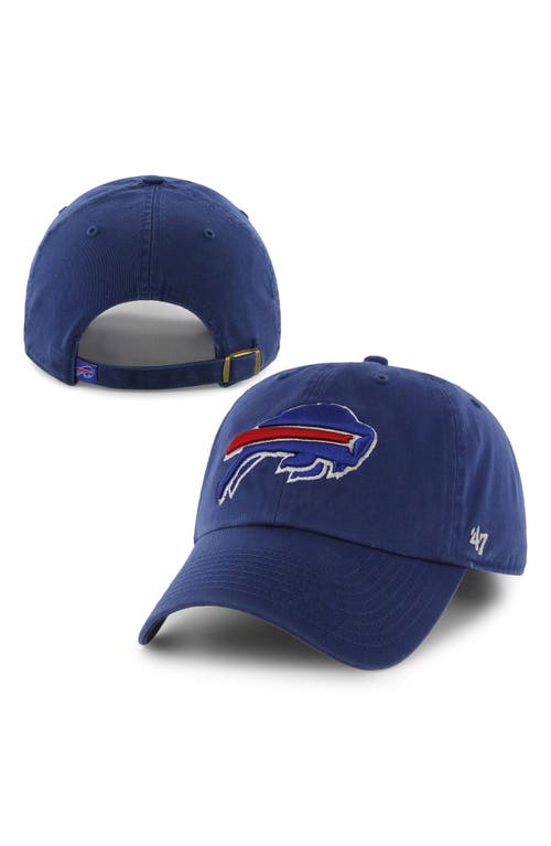 47 Brand Buffalo Bills Clean Up Cap In Blue