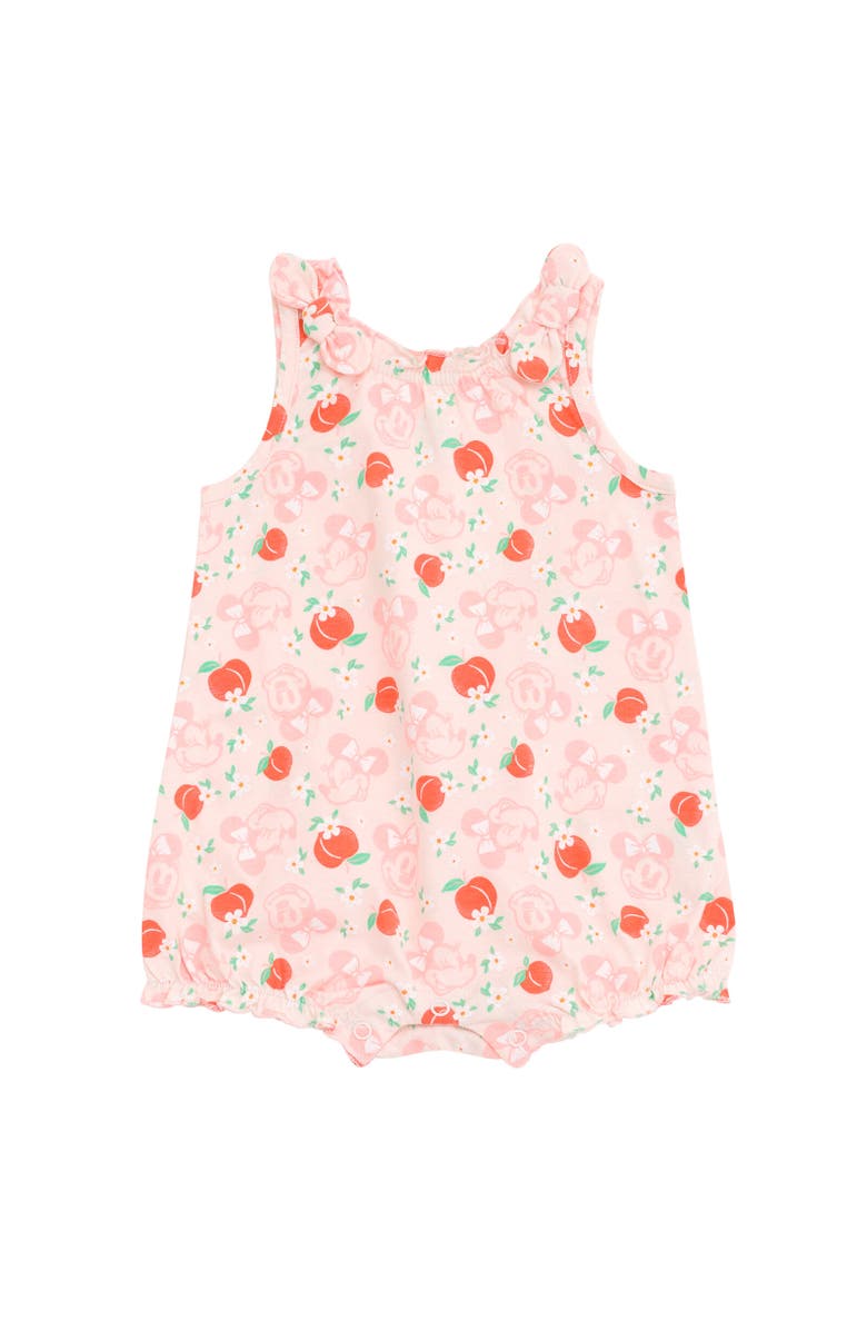 Disney Minnie Mouse Sleeveless Bubble Romper, Main, color, Pink
