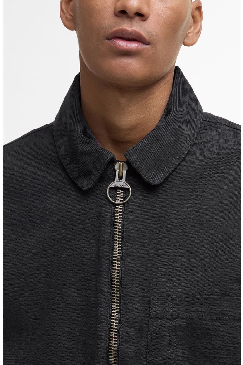 Cove Casual Cotton Jacket, Alternate, color, BLACK
