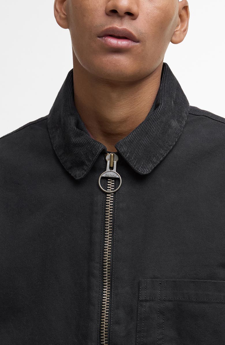 Barbour Cove Casual Cotton Jacket, Alternate, color, Black