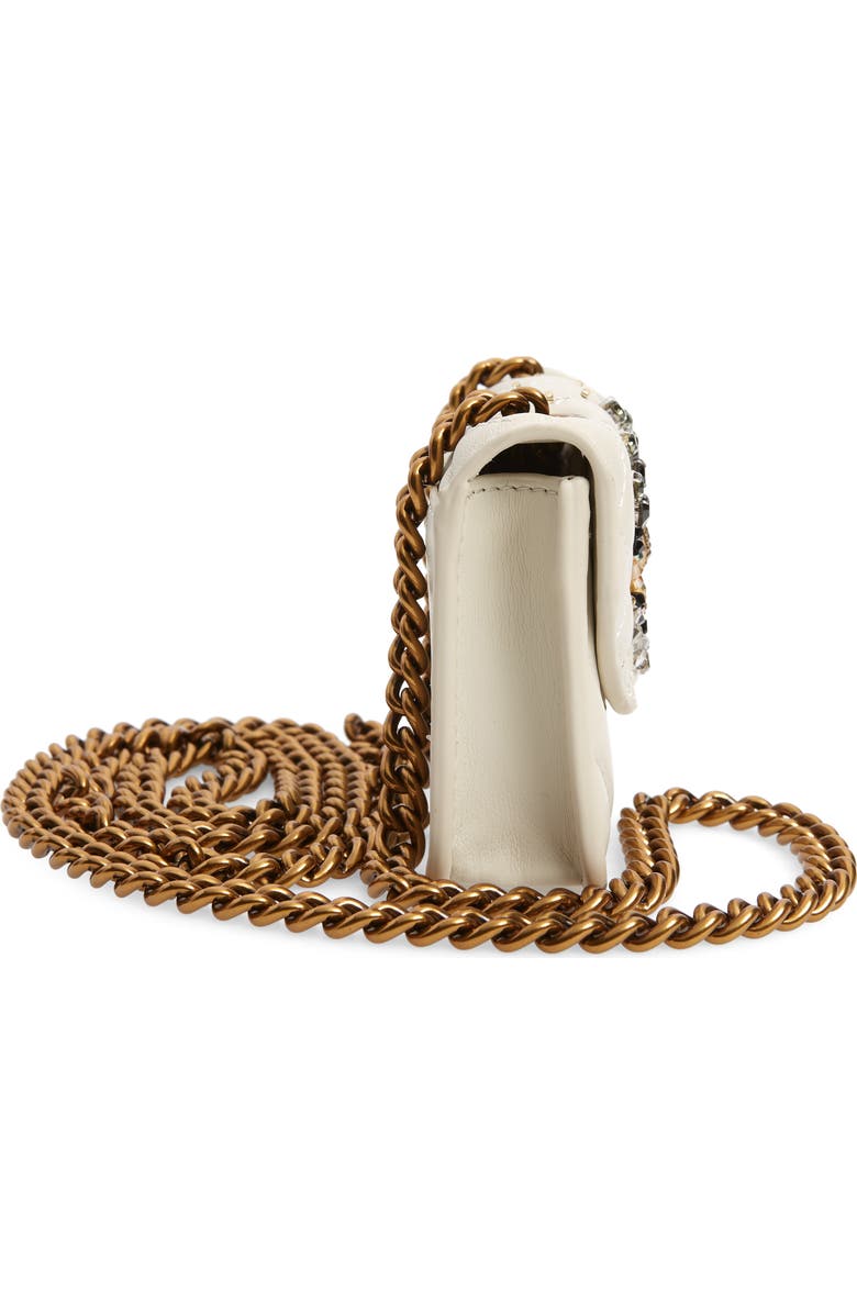 Kurt Geiger London Micro Kensington Eye Quilted Leather Crossbody Bag, Alternate, color,