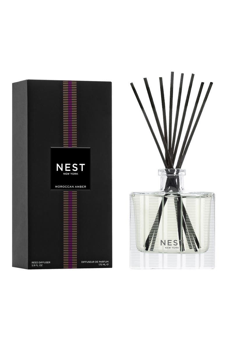 Moroccan Amber Reed Diffuser, Main, color, NO COLOR