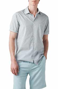Rodd & Gunn Carrick Geo Print Short Sleeve Button-Up Shirt